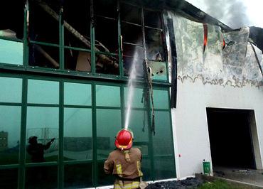 Одесою пожежа знищила велике підприємство по виробництву часнику Рис.1
