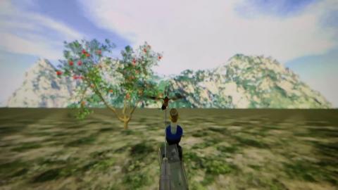 Комахи по запаху знайшли яблуню у віртуальній реальності Рис.1