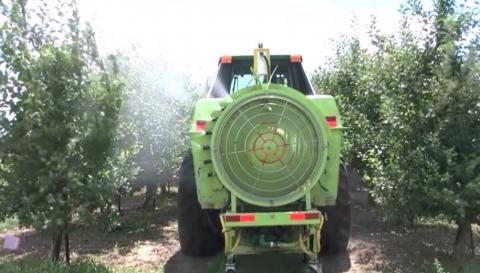 Інтелектуальна система розпилення Smart-Apply контролює використання пестицидів у садах Рис.1