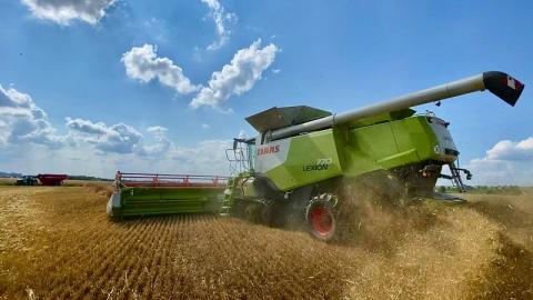 Контінентал Фармерз Груп завершила збирання ранніх зернових за врожайності понад 6 т/га Рис.1