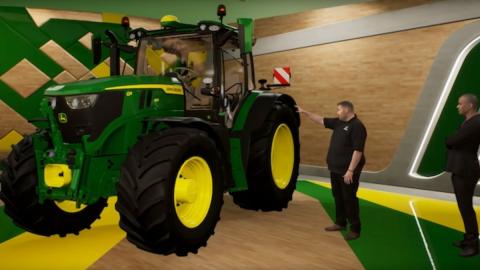 John Deere показав світу нові трактори 6R використавши Deere TV Studio Рис.1