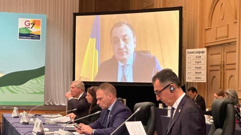 Микола Сольський звернувся до міністрів G7 допомогти в розмінуванні сільськогосподарських земель  Рис.1